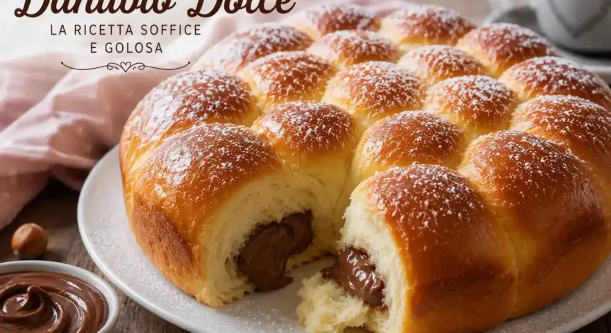 Danubio dolce soffice e goloso, con un cuore cremoso di cioccolato. Perfetto per una colazione o merenda speciale.